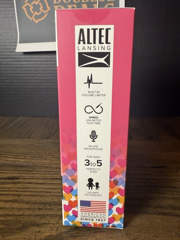 Kid Safe Pink Wired Headphones for Girls Ages 3-5 Volume Limiter BRAND NEW gallery