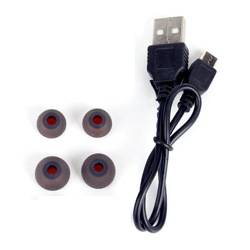 Magnetic Wireless Bluetooth 4.1 Stereo Metal Earphones Headset with Mic - Black gallery