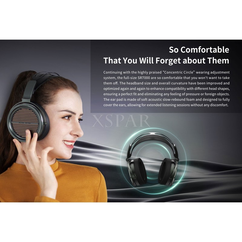 Aune SR7000 Butterfly Wired Headphones over Ear Designed with High Sound Quality gallery