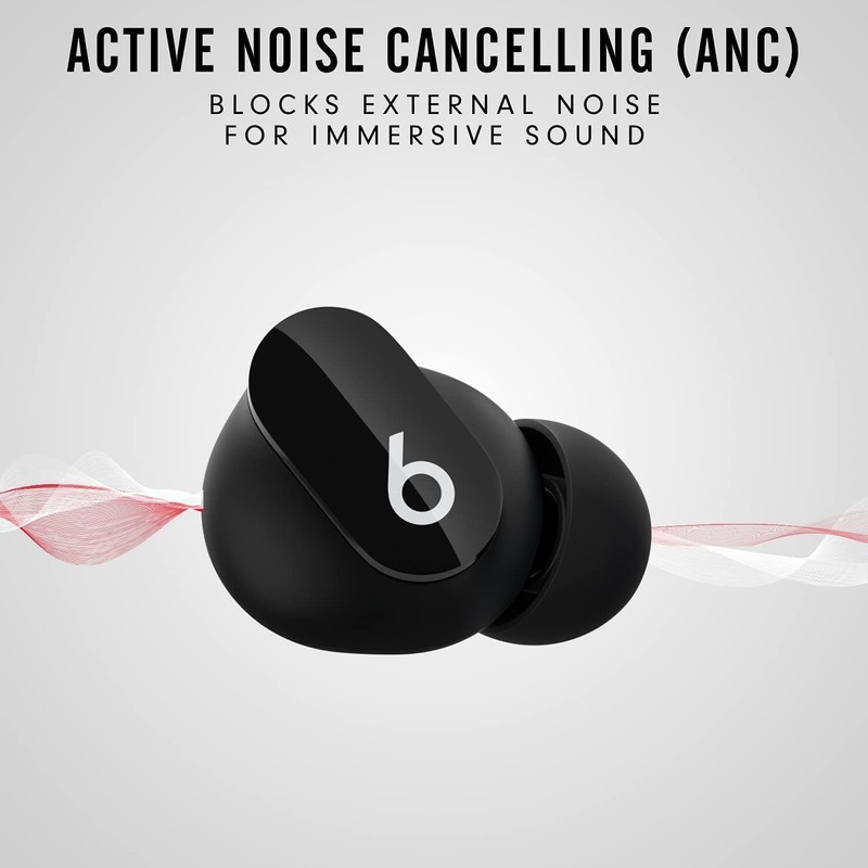Beats Studio Buds Noise Cancelling Wireless Earbuds Apple Android Black Mic gallery