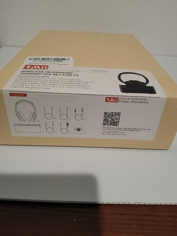 Wireless Headphones for TV Watching with USB Transmitter Support FM Radio U9B6 gallery