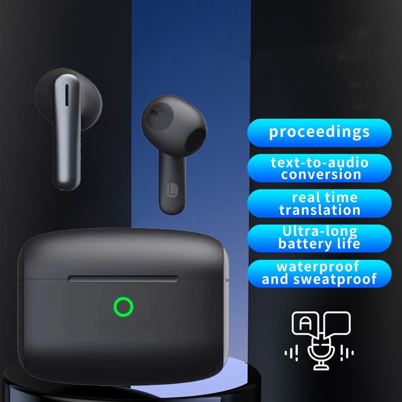 Language Translator Earbuds Support APP Real Time Bluetooth 5.3 Long Endurance