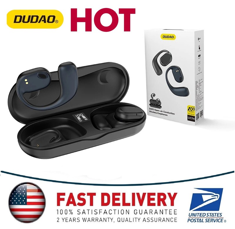 OWS Wireless Bluetooth Headset 5.3 Air Conduction Earphone Sports Hanging Earph