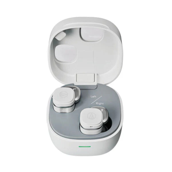 Audio-Technica ATH-SQ1TW2NC True Wireless Noise Cancelling Earbuds gray gallery