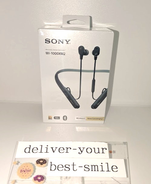 Sony WI-1000XM2 Wireless Noise Canceling Earphones Black New From Japan