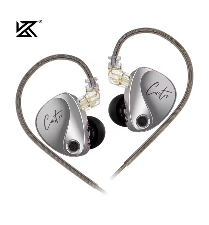 KZ Castor In Ear HiFi Earphone 2DD Dynamic High-end Tunable