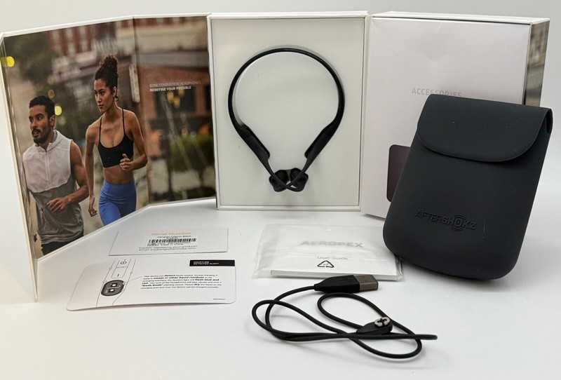 AfterShokz Aeropex AS800 Cosmic Black – Used, Complete in Box