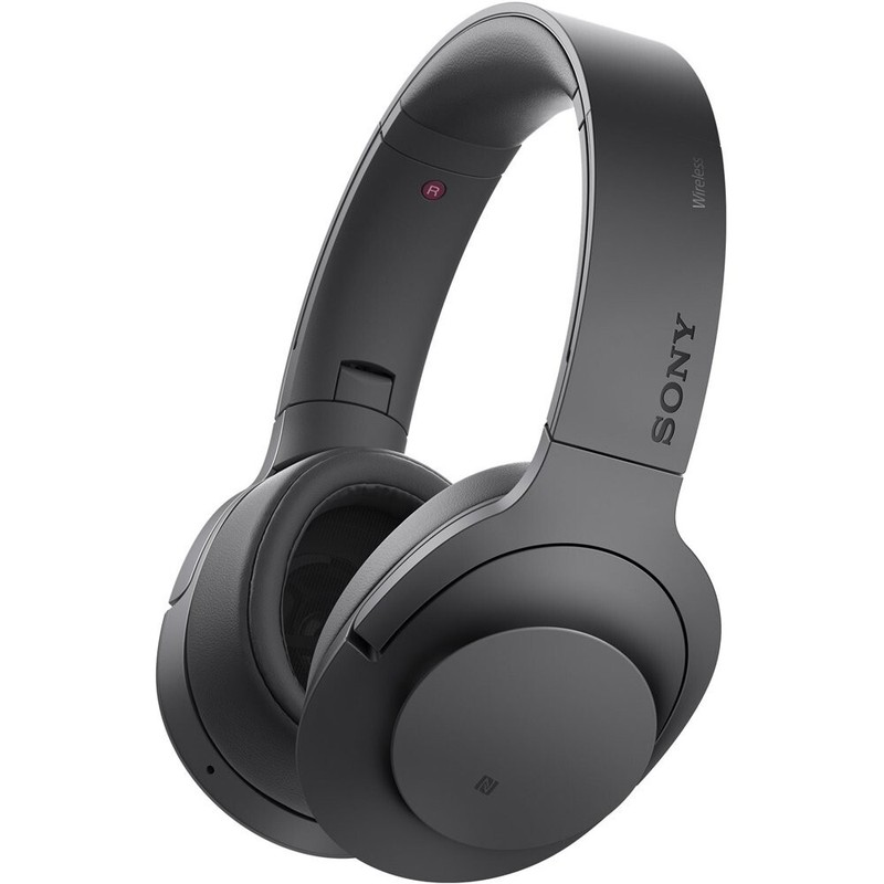 Sony MDR100 h.Ear on Wireless Noise Canceling Bluetooth Headphones – Charcoal