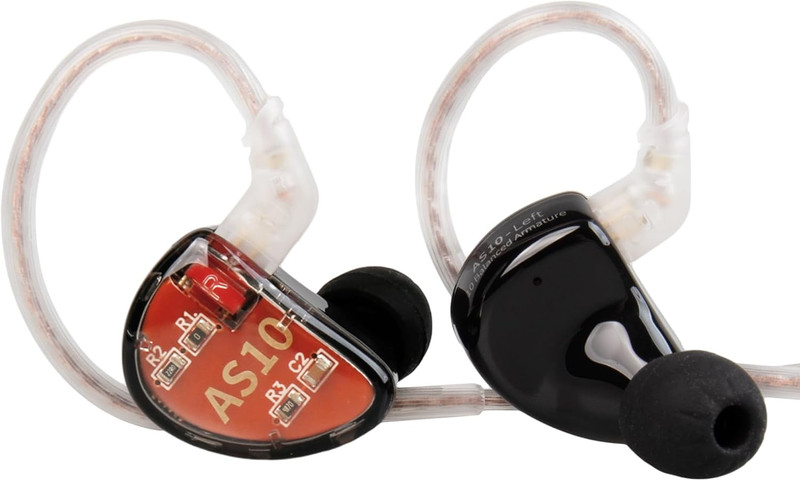 KZ AS10 IEM Earbuds, 5 Balanced Armature Drivers, HiFi Sound, Detachable Cable
