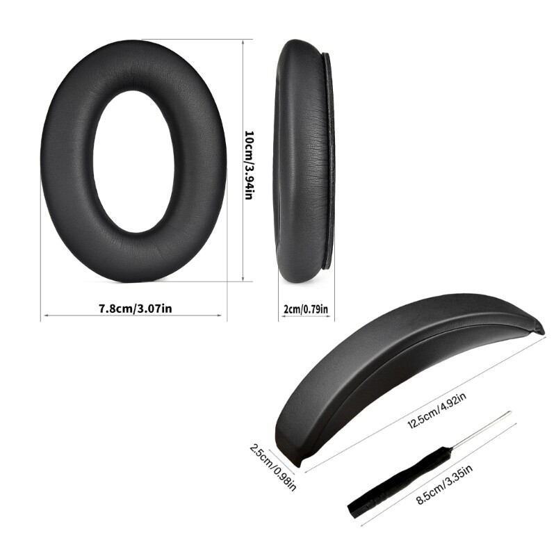 Ear Cushions Headband Pad Set For QC35 QC35II QC45 QCSE Long Listening Comfort gallery