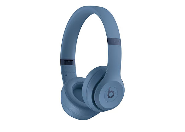 Beats Solo 4 MUW43LL/A (Blue) — BT 5.3, 50-hr, USB-C + 3.5mm, Spatial Audio