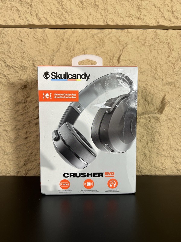 Skullcandy Crusher EVO Over the Ear Wireless Headphones – Black Factory Sealed
