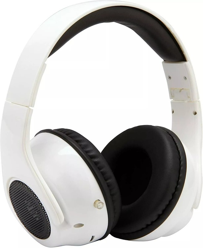 HD Twist Over Ear Headphone 2 Speakers – White