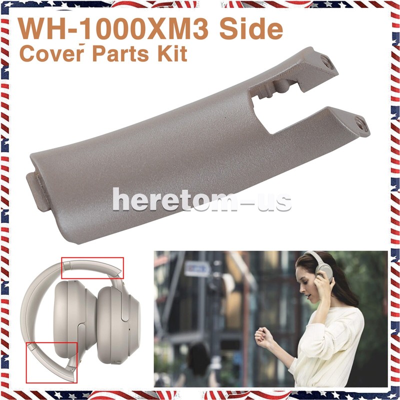 Replace The Inner Headband Side Covers Slider Parts For Sony WH-1000XM3 Silver