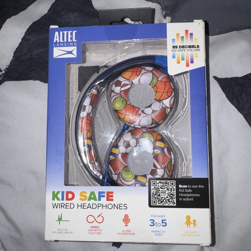 Altec Lansing Kid Safe Volume Limiting Wired Headphones - Sport Design New (C1) gallery