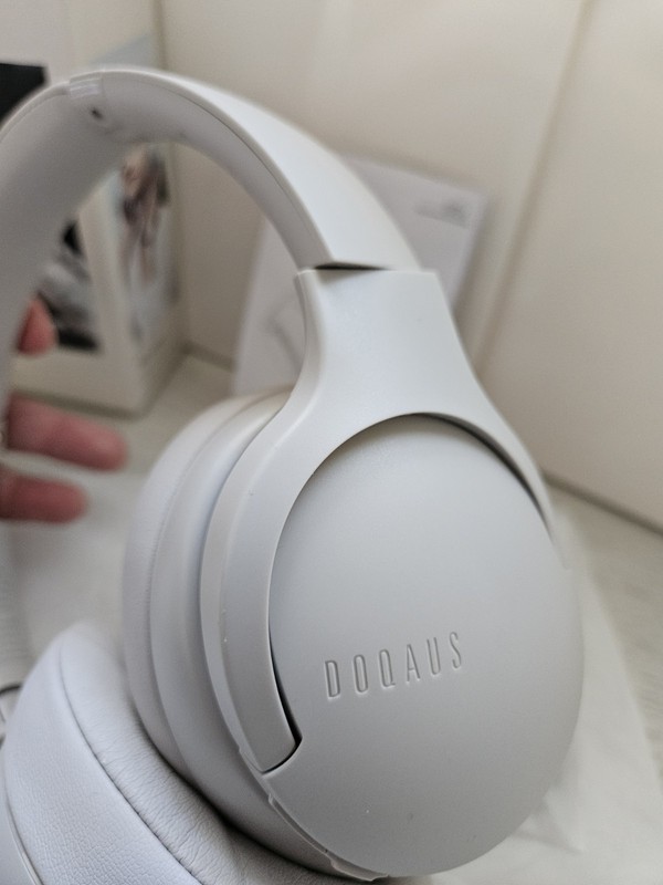 NEW Doqaus Life 4 Wireless Headphones Light Grey Gray Open Box New gallery