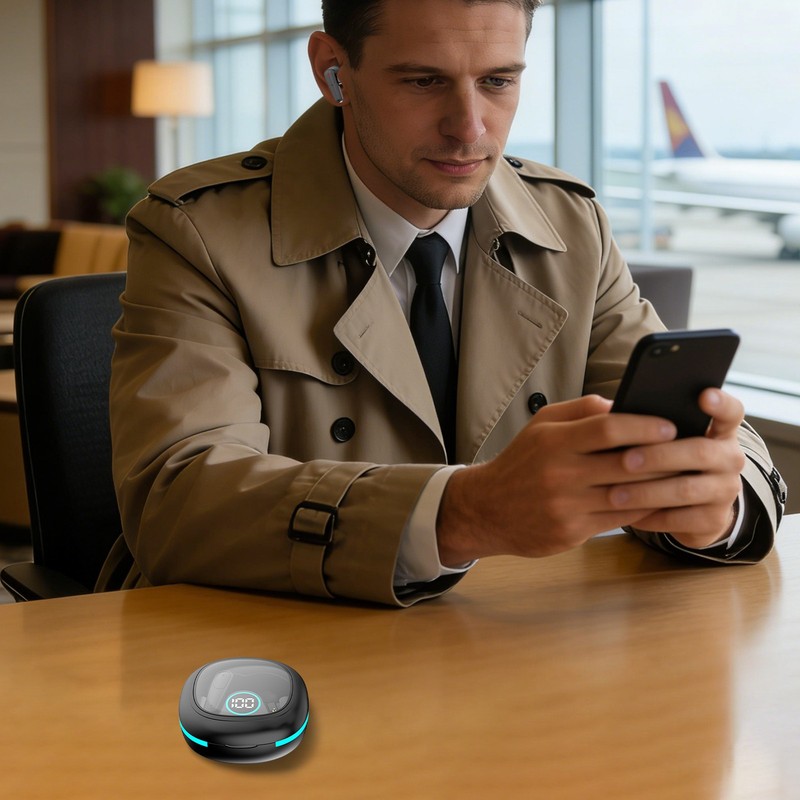Real-Time AI Translation Earbuds with 164 Languages for Travel Business Learning gallery