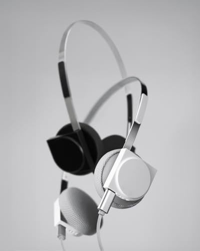 km5 HP1 103g Ultra Lightweight Wireless Headphones Bluetooth Noise Canceling WHT gallery