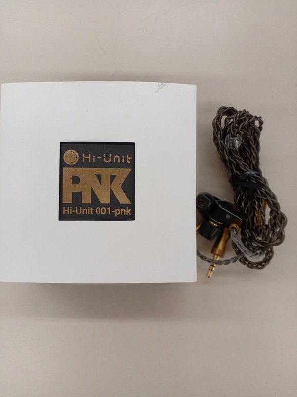 HI-UNIT 001-PNK Wired Earphone Pink In-Ear Headphones