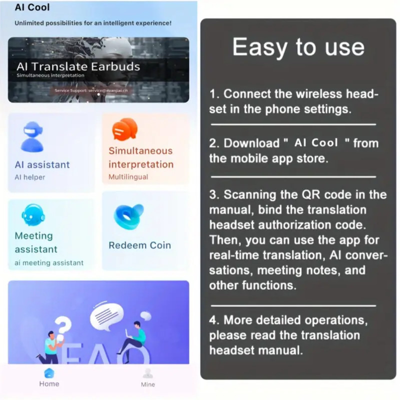 AI-Powered Translation Earbuds - 144 Languages Real-Time Global Communication gallery
