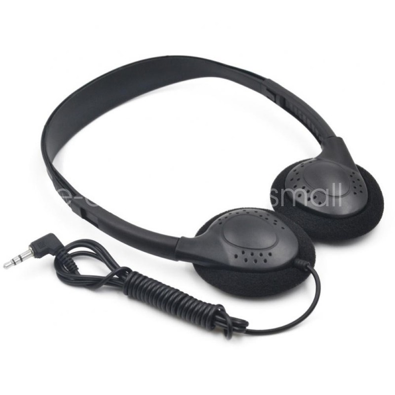 2PCS 3.5mm Jack Lightweight Wired On-Ear Headphones for Phone Laptop MP3 Music