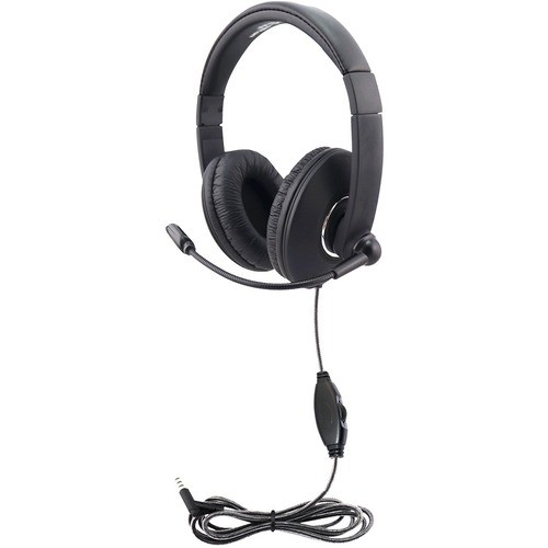 Hamilton Buhl Smart-Trek Mini Headset With In-Line Volume Control and 3.5mm TRRS