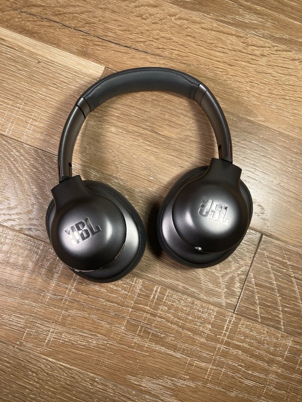 JBL Everest Elite 750NC Wireless Bluetooth Headphones - Blue - Tested - Read gallery