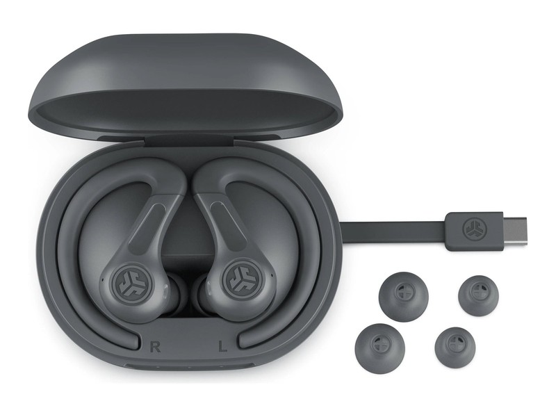 JLab JBuds Sport ANC 4 True Wireless Earbuds Graphite EBJBSPTANCRGPH84 gallery