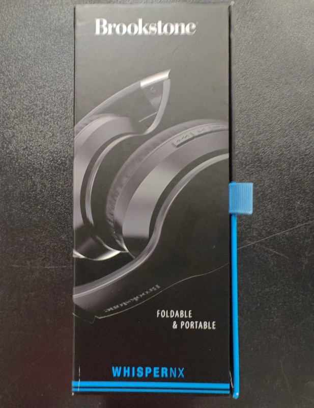 Brookstone WhisperNX Noise-Cancelling Headphones, BSNCH101BK, New - UNOPENED gallery