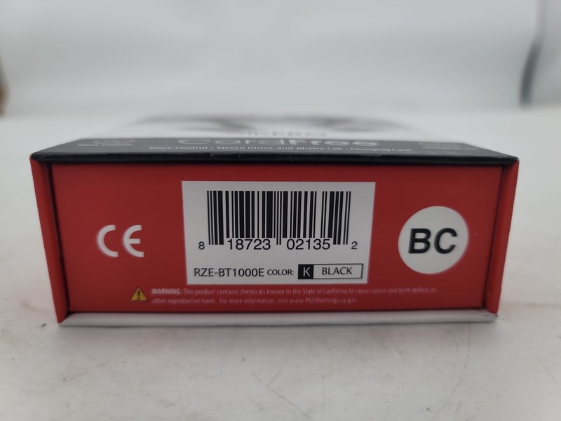 Toshiba Air-Pro Bluetooth Wireless Earbuds Voice Control -Black- New Sealed gallery