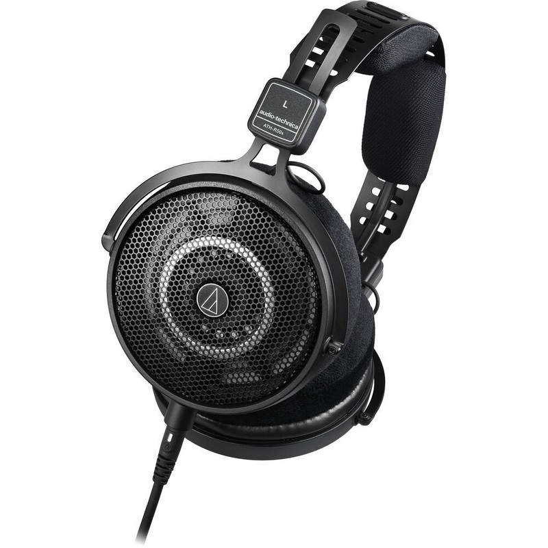 Audio-Technica ATH-R50X Professional Open-Back Reference Headphones, Black