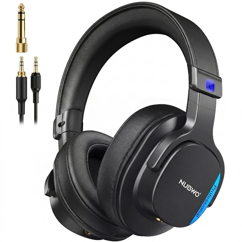 Hi-Res Over Ear Studio Headphones, 45mm Drivers, Detachable Jack, DJ & Mixing gallery