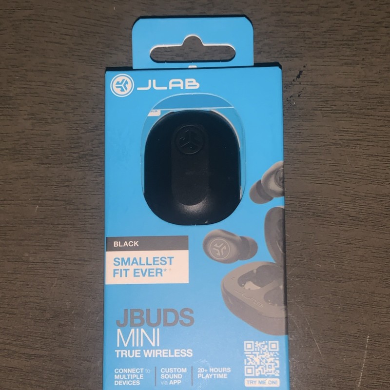 JLab JBuds Mini True Wireless Bluetooth Earbuds Noise Canceling Black