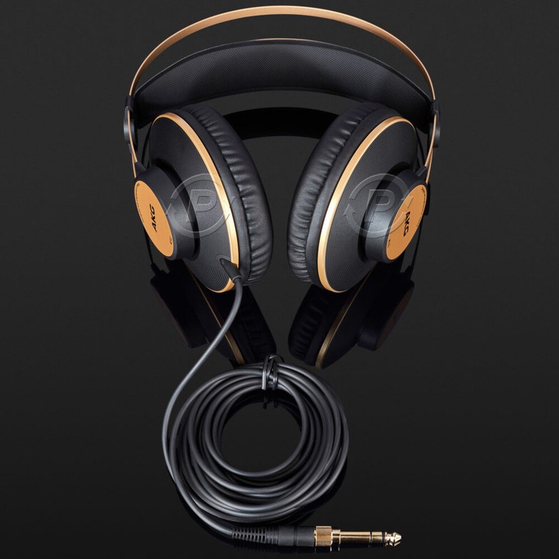 Genuine AKG K92 Over-Ear Closed-Back Monitor Studio Stereo Headphones Black/Gold