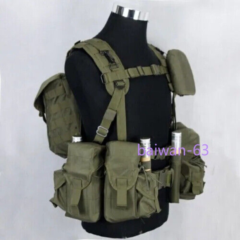 IN US Russian Special Forces Set Smersh Training Gear Tactical Combat Vest Green