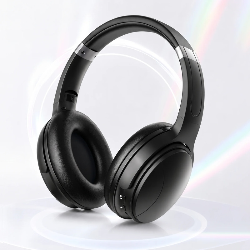 Noise Cancelling Headphones, Wireless Bluetooth Headphones with Clear Calls, Dee