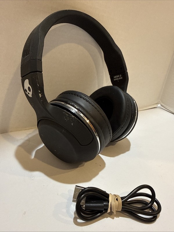 Skullcandy Hesh 2 Unleashed Wireless Over the Ear Headphones WORKS!