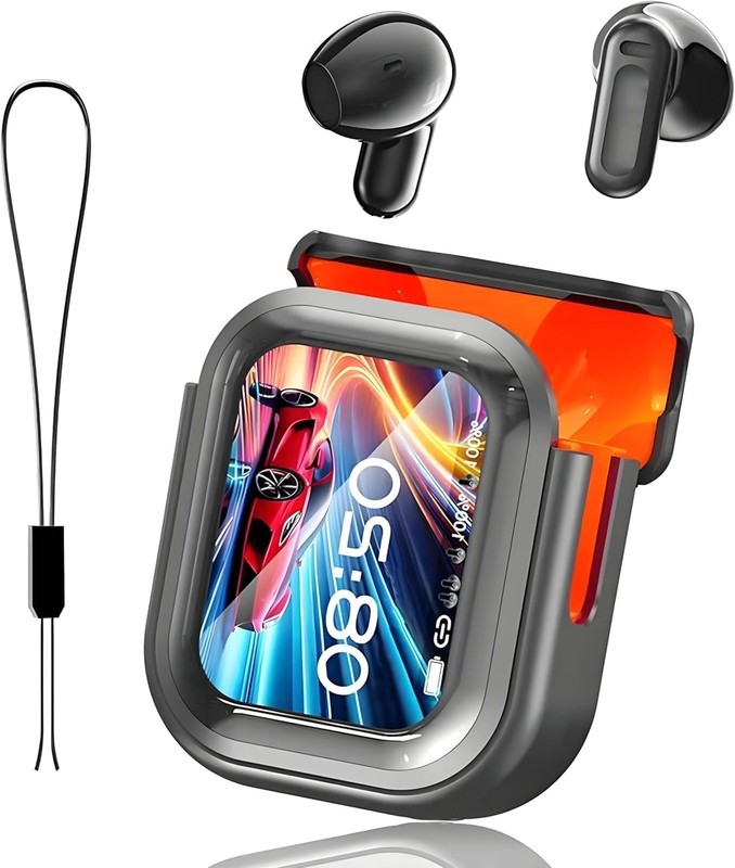 AI Translation Earbuds LCD Touch Screen Real Time 135 Languages ENC Bluetooth gallery