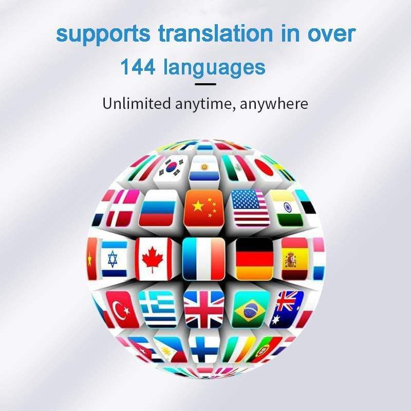 AI Language Translator Earbuds Real Time, Supports 144 Languages, Earphone 3-In- gallery
