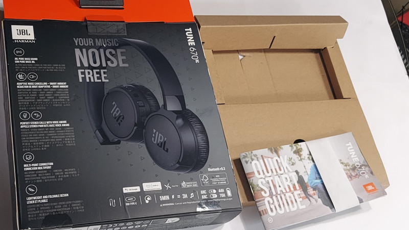 JBL Tune 670NC On-ear Wireless Headphones with Adaptive Noise Canceling - Black gallery