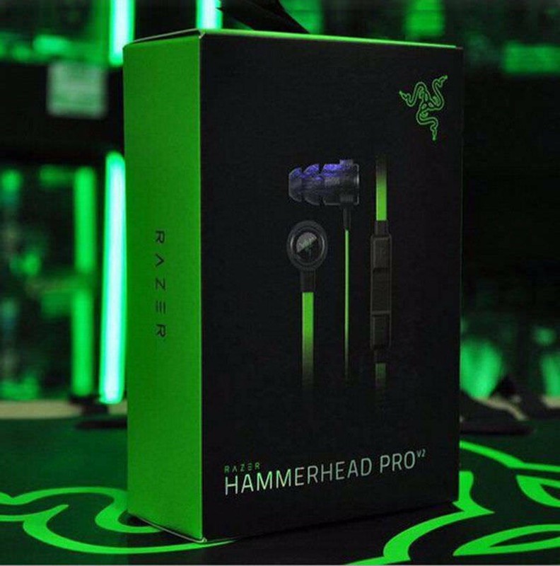 Razer Hammerhead Pro V2 In-Ear PC Music Game Headset headphone earphone with Mic gallery