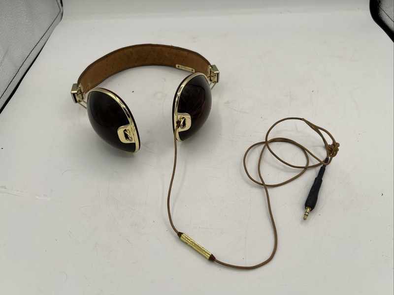 Skullcandy Roc Nation Aviator Brown Gold Transparent Headphones (Corded)