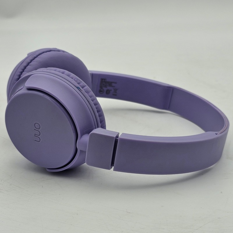 onn. Wireless On-Ear Headphones Purple Bluetooth OND19AAH24 Tested gallery