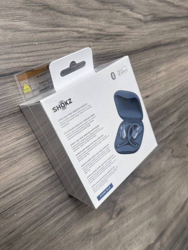 Shokz OpenFit Air Open-Ear hook True Wireless Earbuds Stone Blue air pods USB-C.