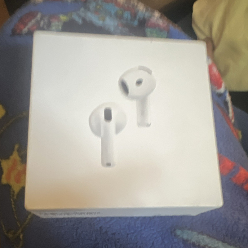 Apple AirPods 4 with Active Noise Cancellation White Bluetooth Wireless Earbuds