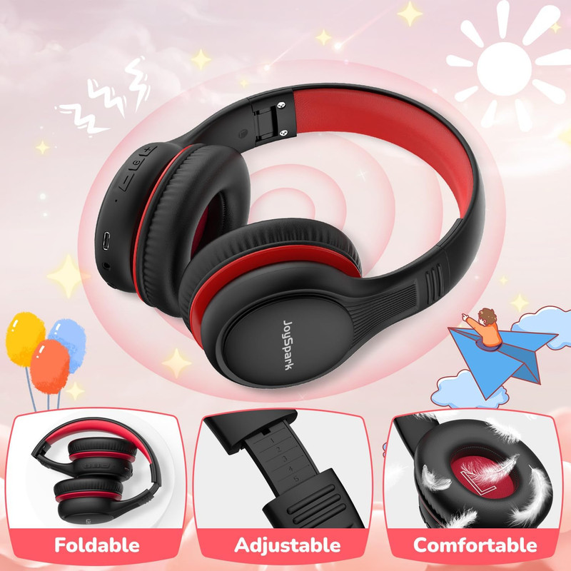 Kids Bluetooth Headphones, 60 Hours Playtime, Bluetooth 5.4 Kids Headphones Wire gallery