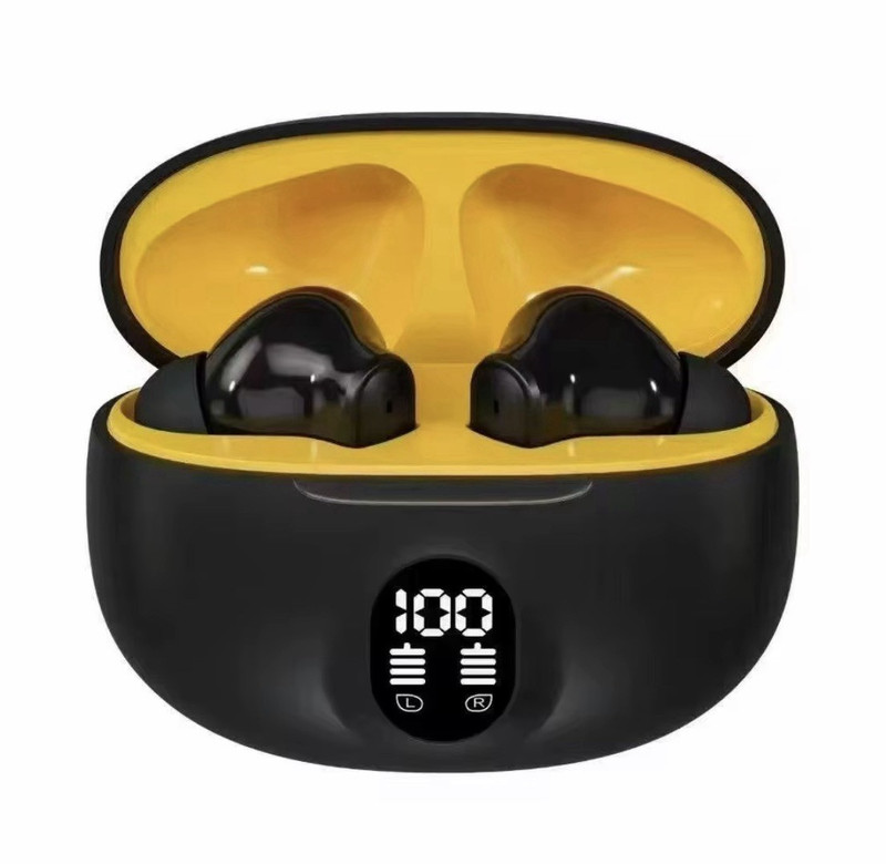 Extreme Edition Bluetooth In-Ear Earbuds USB-C Case Touch Control Black/Orange