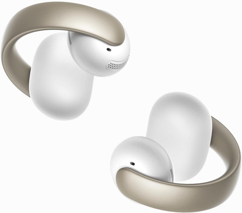 Soundcore AeroClip Open-Ear Earbuds Clip-On Headphones 4 Mic AI-Boost Clear Call