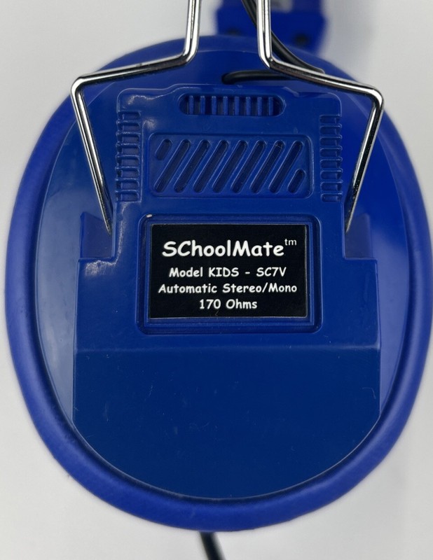SChoolMate headphones model KIDS - SC7V automatic stereo/mono 170 Ohms gallery