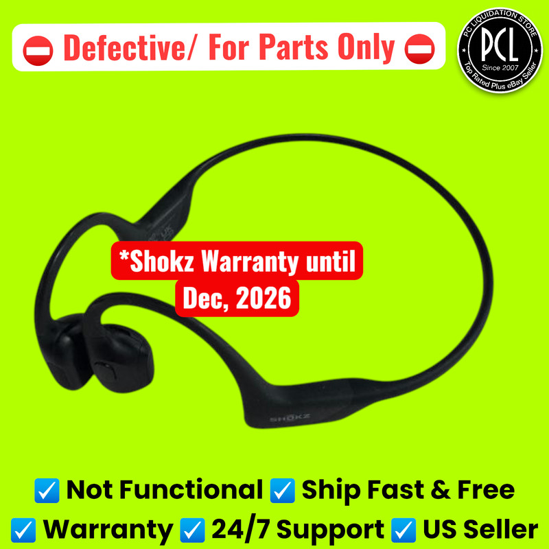 🚫Broken/Defective ➽Warranty still active ⚠️Shokz OpenRun Pro Headphones S810⚠️